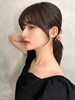 グロー 大宮(GLROW) 顔まわりカット グレージュ レイヤーカット