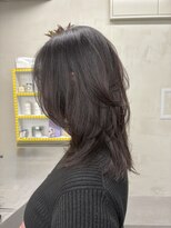 キーチェ 梅田中崎町(keych)&nbsp;毛流れレイヤーカット/ミディアム/髪質改善/縮毛矯正