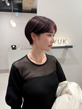 シュク 高円寺(SYUK) SYUK kazu 【高円寺 顔まわりカット 髪質改善 ハイライト 】
