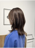うる艶ブラウン×重軽ヘア