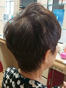 ヘアークリアー 春日部 ミセス 首元すっきり軽やかハンサムショート 白髪染め