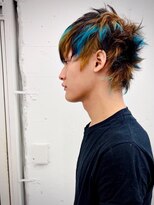 クク 渋谷(QUQU)&nbsp;メンズ　ショート　デザインカラー　ポイントカラー