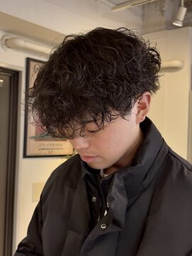 ルイ 京都烏丸店(Loui) マッシュ×波巻きパーマ