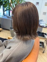 ユニ バイ マグ 長野店(Uni.by Mag) 大人可愛いミルクティーベージュブリーチなし