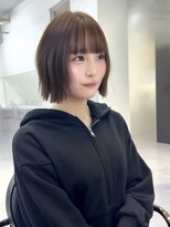 ヴィヴィー 福岡天神店(VIVIE)&nbsp;丸顔さん必見♪小顔になれるハッシュボブ/フルバング