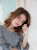 やわらかベージュボブ