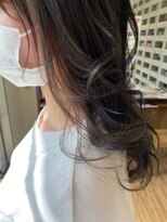 フフ 味鋺店(FuFu) 【FuFu】フェイスフレーミング/イヤリングカラー×ベージュ