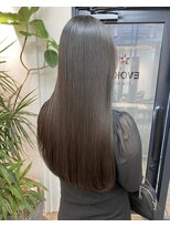 イヴォーク トーキョー(EVOKE TOKYO) 髪質改善 プリンセスケアトリートメント 暗髪カラー