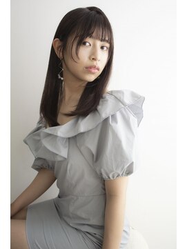 ハナブサ 田上店(HANABUSA) 【岡田芽紅美HANABUSA】イルミナカラー☆艶髪ロング