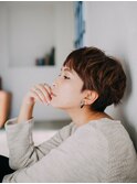 外国人マッシュショート☆