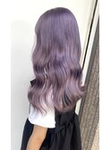 透け感ラベンダーカラー