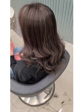 アース 浦安店(HAIR&MAKE EARTH) グレージュコントラストハイライト