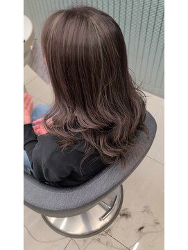 アース 浦安店(HAIR&MAKE EARTH) グレージュコントラストハイライト