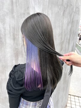 エインアンリー 明治神宮前(AIN.ANLY.) インナーカラー/デザインカラー/ハイトーンカラー/ダブルカラー