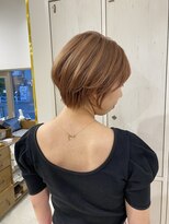 ネイロ 錦糸町(NeiRo)&nbsp;ショートヘアショートボブミルクティベージュ小顔カット