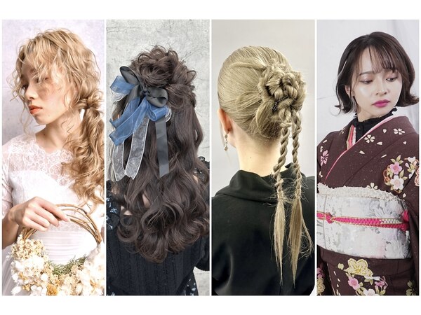 la cachette ヘアセット 結婚式