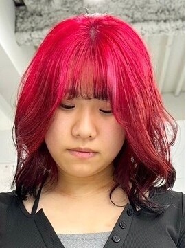 ウィコ 新宿(WICO) レッドルーツカラー[新宿駅/こなれミディ/ウェーブパーマ]