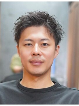 ノーエン(noen) ビジネスショートメンズマッシュツイストパーマツーブロック