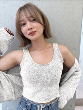 ソヨン 大宮店(SOYON) 《SOYON》ふんわり×切りっぱなしボブ