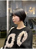 丸みショートボブ