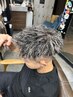 【メンズ限定】メッシュキャップハイライト＋全体染め￥8200