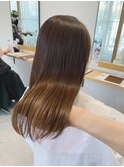 【20~30代】髪質改善ストレート×ミルクティーアッシュ