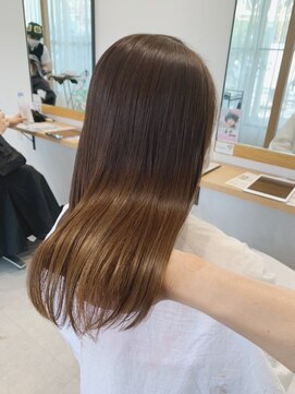 リアン(Lien) 【20~30代】髪質改善ストレート×ミルクティーアッシュ