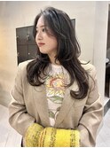 レイヤーカットロングレイヤー外国人風ヘア/中西