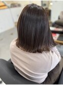 外ハネボブ ココアブラウン