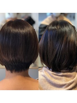 レアビーチ センター南店(LeaBeach) 【髪質改善】カット+艶髪カラー+髪質改善ストレート+Tr