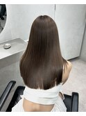 ブリーチなしダブルカラーココアブラウン