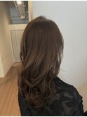マロンベージュ/韓国風巻き/20代30代40代50代