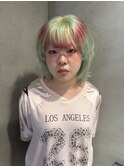 黒髪/ボブルフ/ネビージュ/小顔/ワンレン/梅田/大阪/髪質改善