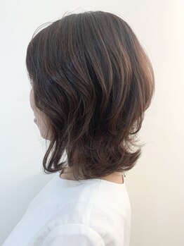 ラフヘアー(LAF hair)の写真/【似合わせカット+オーガニックカラー¥7400】艶感のある仕上がりで、あなたの魅力を惹き出します*