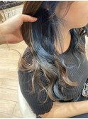 インナーカラー★ブルー