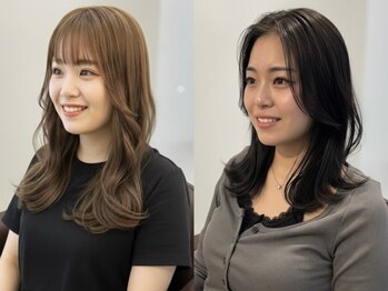 ラブリス(Luvliss)の写真/念願の顔まわりヘアが叶う!こだわった、本場韓国の顔まわりヘアをご提供◎【船橋/韓国/レイヤー/髪質改善】