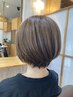 【明るい白髪染め/ハイライト】カット+白髪ぼかし+トリートメント
