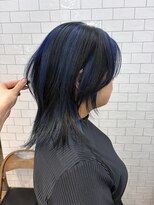 ループウエスト(LOOP WEST)&nbsp;ブルー×ブラックデザインカラー0108