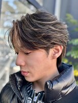 アノ(Ano.) 大分ニュアンスパーマセンターパートフェザーパーマ毛流れパーマ