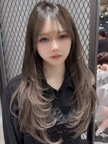 ロンドウル 熊本(Lond ulu)&nbsp;●韓国へア/ブリーチなし/顔周りカット／ダブルカラー/レイヤー/