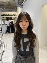 ローレンジウ(LOREN JU)&nbsp;着物ヘア/ダークアッシュ/ミディアムレイヤーカット/名古屋名駅