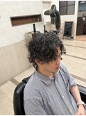 波巻きスパイラルパーマ/ツイストスパイラルパーマ/メンズカット