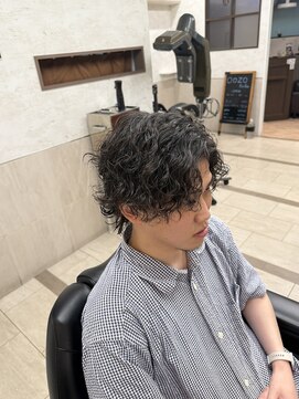 オアゾバーバー(OAZO BARBER) 波巻きスパイラルパーマ/ツイストスパイラルパーマ/メンズカット