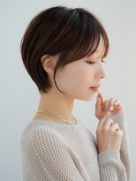 エインアンリー 表参道(AIN.ANLY.)&nbsp;前髪あり大人小顔ショートボブ 30代40代50代【AIN.表参道】川原