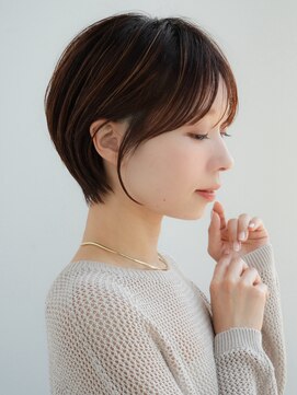 エインアンリー 表参道(AIN.ANLY.) 前髪あり大人小顔ショートボブ 30代40代50代【AIN.表参道】川原