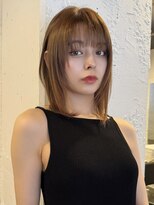 アビー(ABBEY3) 顔まわり顔周り前髪カットミディアムレイヤーロングレイヤー