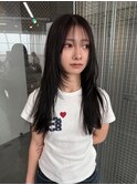 【ナチュラルロング】重く見えない。軽やかなレイヤー
