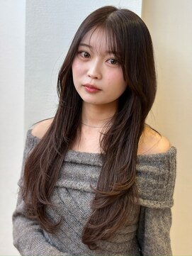 ロンドアベニール 北千住(Lond avenir) 顔まわりレイヤー/韓国ヘア／シースルーバンク/北千住/