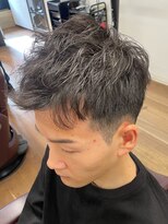 バーバーショップテト(barber shop tete) ピンパーマショートスタイル