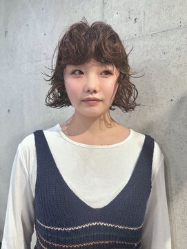 キャロルガーデンズ ボコカ 表参道(Carroll Gardens bococa) ボブパーマ×ラフウェーブ